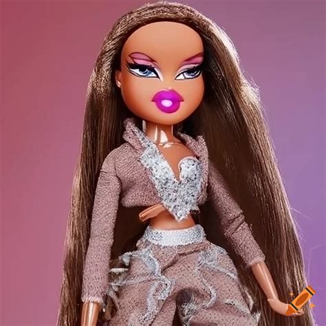 Stunning Bratz Dolls With Brown Eyes And Fashionable Outfits On Craiyon