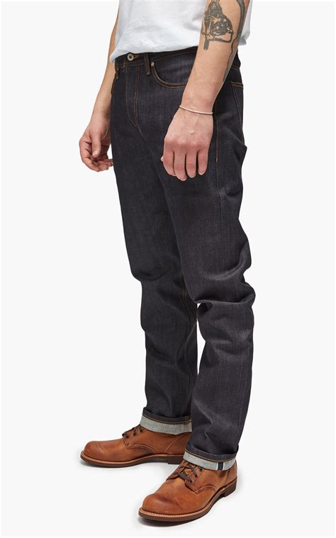 Naked Famous Denim Weird Guy Offshoot Broken Twill Selvedge Denim