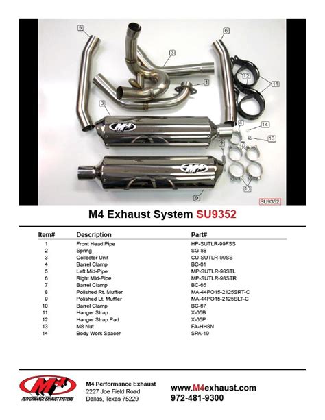 1999-03 Suzuki TL1000R Full System – Polished – Shop M4 Exhaust