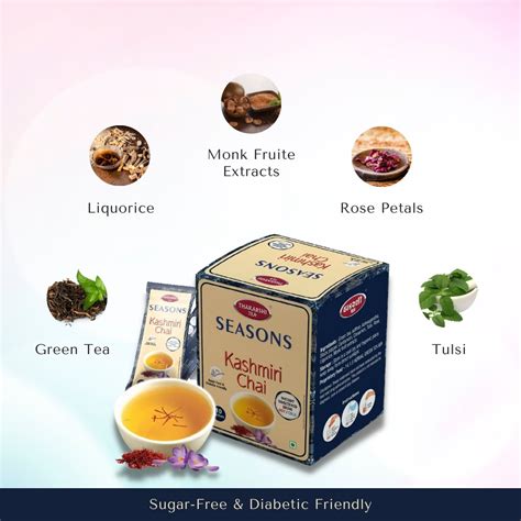 Seasons Kashmiri Chai 100g | Exotic Tea | Kahwa Tea With Saffron ...