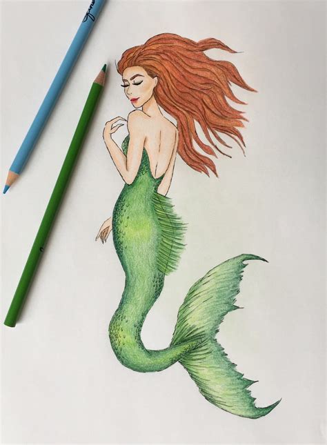 Mermaid Sketch Mermaid Drawing Little Mermaid Mermaid Art Drawing