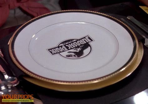 Jurassic Park Dinner Plate Replica Movie Prop