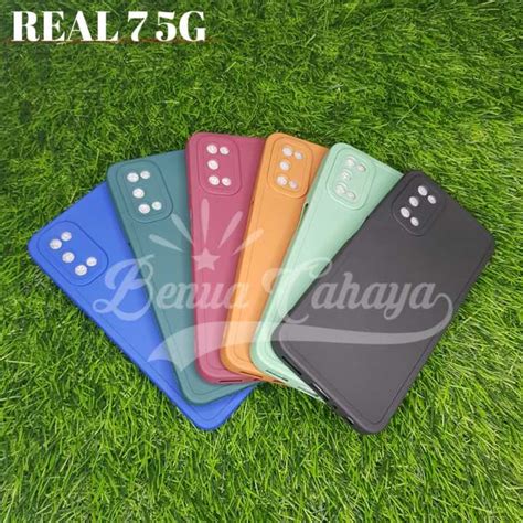 Softcase Macaron Realme G Case Pro Camera Macaron D Benua Cahaya