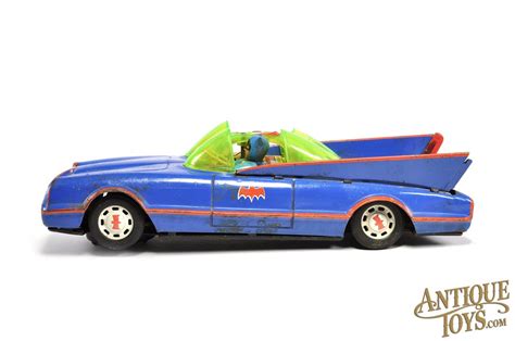 ASC Aoshin ca. 1972 Tin Lithographed Battery Operated Batmobile for ...