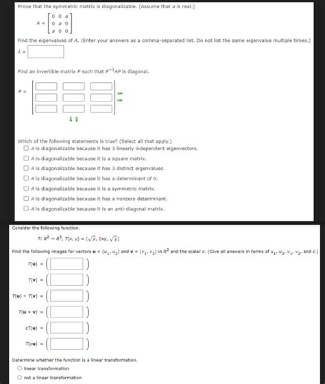 [solved] Prove That The Symmetric Matrix Is Diagonalizable Assume