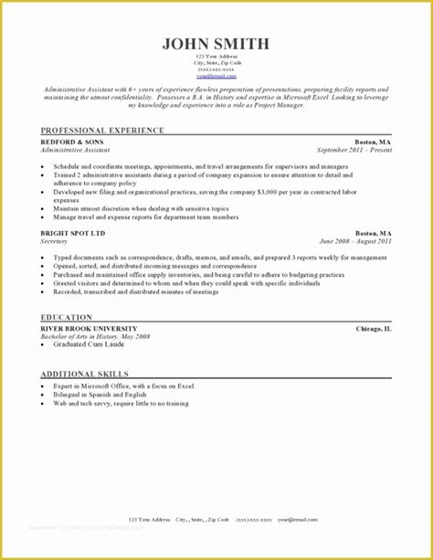 Microsoft Office Resume Templates Free Of 50 Free Microsoft Word Resume ...