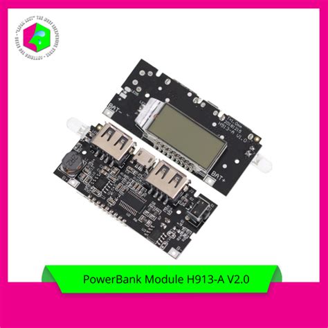 Powerbank Module H A V With Lcd Indicator Modul Pcb Digital