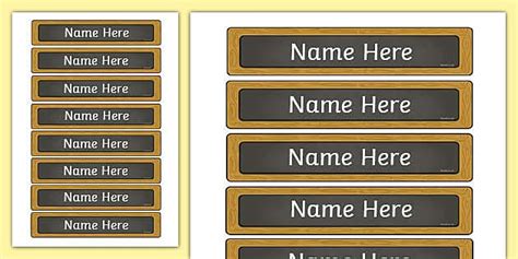 Editable Chalkboard Classroom Labels Twinkl