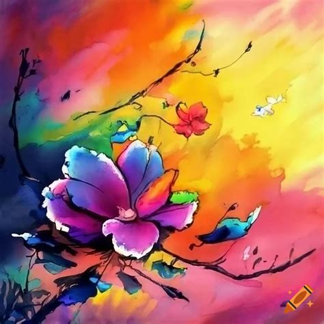 Beautiful Scenery Pictures Flowers Drawing | Best Flower Site