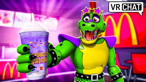 Monty Gator Tries The Grimace Shake In Vrchat Youtube