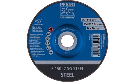 Schruppscheiben Leistungs Linie Sg E Sg Steel Iso Oerlikon