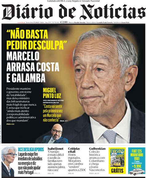 Capa Di Rio De Not Cias Maio Capasjornais Pt