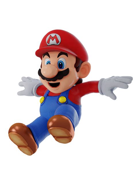 Mario Long Jump Render By Naffybng On Deviantart