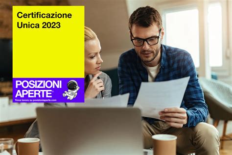 Certificazione Unica Posizioni Aperte