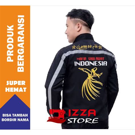 Jual Bisa Cod Jaket Majelis Mafia Sholawat Bordir Nama Jaket