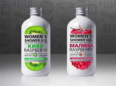 Shower gel. Женский гель для душа on Behance