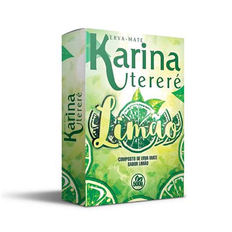 Erva Mate para tereré Karina sabor Limão 500g Shopee Brasil