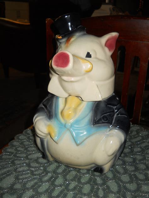 Antique Mccoy Tuxedo Pig Cookie Jar W7 USA Etsy