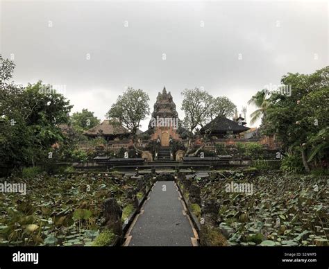 Saraswati Temple Ubud Bali Stock Photo Alamy