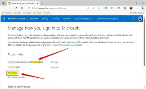 A Guide To Creating An Email Alias For Your Microsoft Account To Log In To Windows 11 Geek Rewind