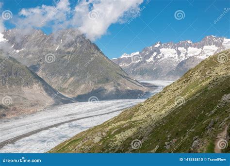 Panorama Delle Montagne Scena Passeggiata Attraverso Il Grande