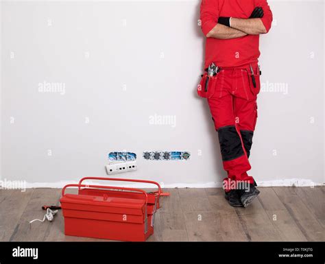 construction worker and tools Stock Photo - Alamy