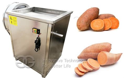 Sweet Potatoes Slice Cutting Machine Cassava Chips Cutting Machine