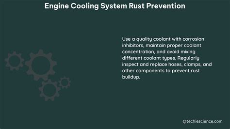 Comprehensive Guide To Engine Cooling System Rust Prevention