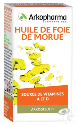 Arkopharma Arkog Lules Huile De Foie De Morue Compl Ment Alimentaire