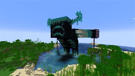 The Chained Warden - Mega Statue Minecraft Schematic