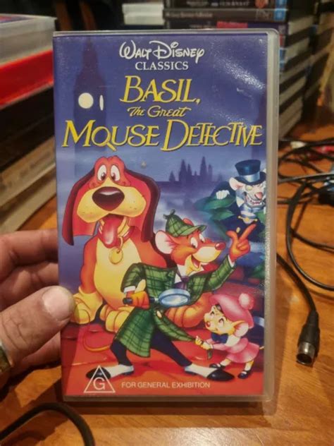 Basil The Great Mouse Detective Walt Disney Classics Vhs V