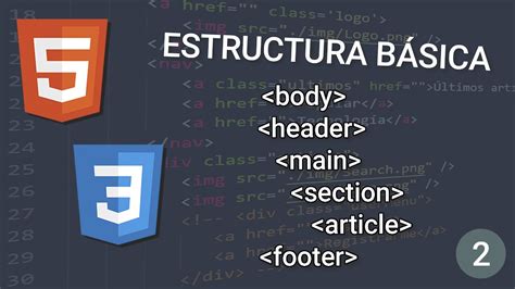 Curso HTML y CSS desde cero Estructura básica de una web 2