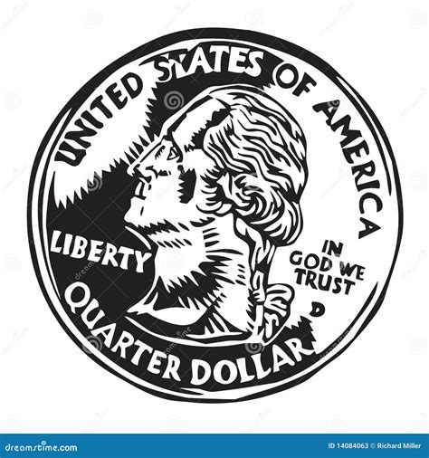 Quarter Dollar Coin Stock Photos - Image: 14084063