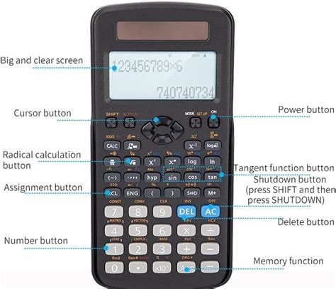 Calculatrices De Bureau Calculatrice Scientifique 417 Fonctions