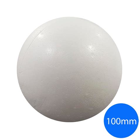 Bola Bolinha Em Isopor 10cm 100mm Pacote 10 Unidades