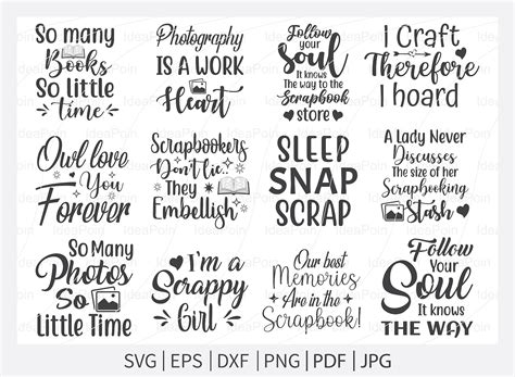 Scrapbook Svg File Scrapbook T Shirt Design Scrapbook Bundle Etsy