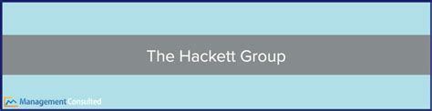 The Hackett Group Firm Overview And Salary Data