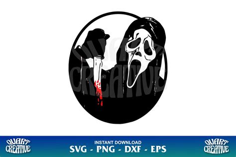 Scream Ghost Face SVG - Gravectory