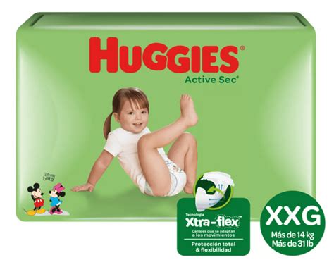 Huggies Pa Al Active Sec Talla Xxg Unidades Farmacia Ali