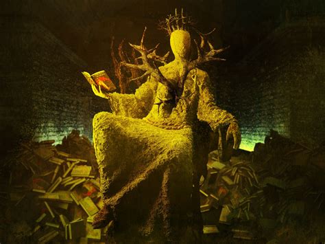 The King In Yellow Creepy Monster Art Call Of Cthulhu Rpg