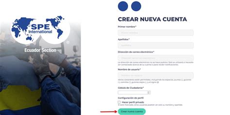 Instrucciones Para El Registro Al Aula Virtual Spe Ecuador Section