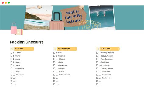 Best Travel Templates From Notion