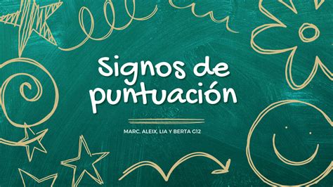 SOLUTION Signos De Puntuaci N Studypool