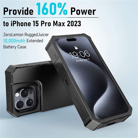 Iphone 15 Pro Max Battery Case 10000mah