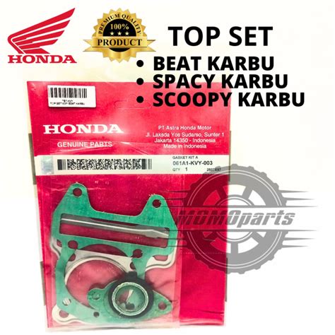 Original Paking Gasket Top Set Topset Honda Kvy Beat Lama Spacy Scopy