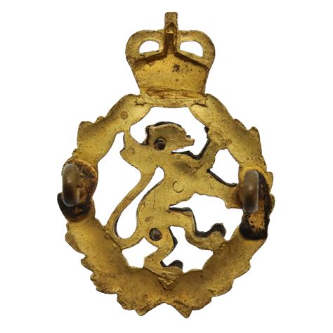 Women S Royal Army Corps W R A C Officer S Dress Cap Badge Queen S