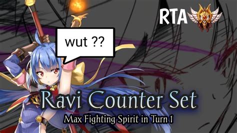 Epic Seven Fire Ravi Fights Cleave Team In Rta Youtube