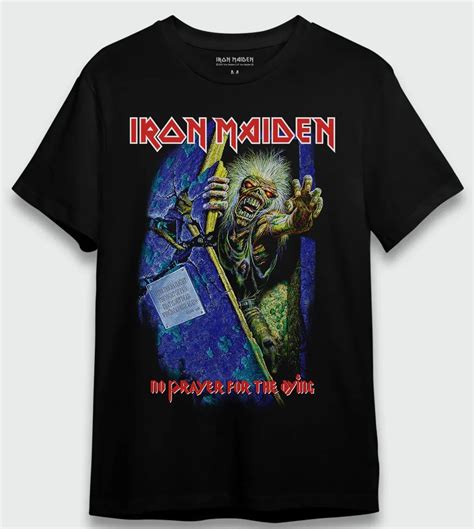 Camiseta Iron Maiden No Prayer For The Dying T Nel Do Rock