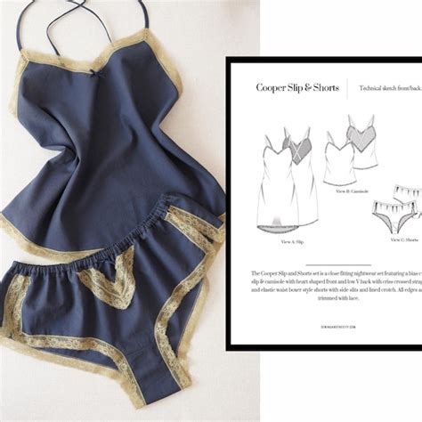 Lingerie Sewing Pattern Etsy
