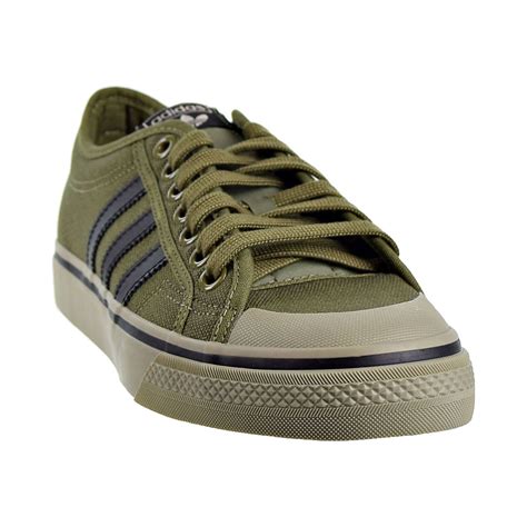 Adidas Nizza Mens Shoes Olive Cargocore Blacktech Beige Sports Plaza Ny